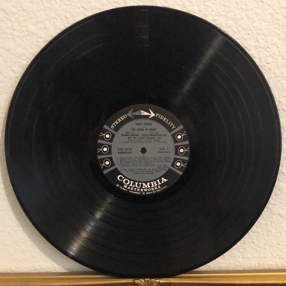 The Sound of Music Original Broadway Cast Soundtrack Vinyl Album